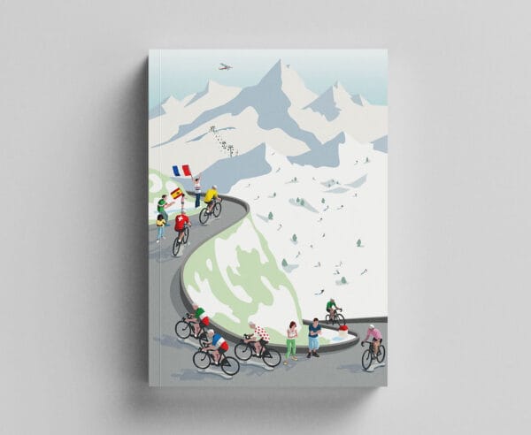 schrift wielrenners montagne Bernard Eddy