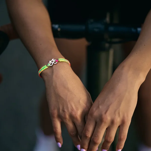 Braided fiets armbandje Sailbrace chromatic