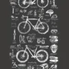 Bike Maths Charcoal T shirt Cycology Bike Maths Charcoal T shirt Cycology