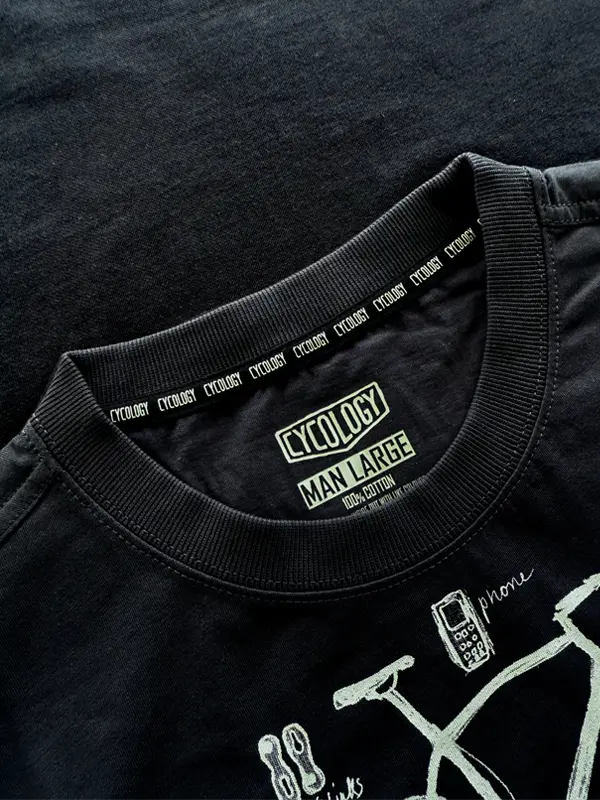 Bike Maths Charcoal T shirt Cycology Bike Maths Charcoal T shirt Cycology