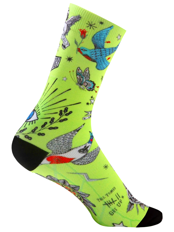 Cycology Tattoo Cycling Socks
