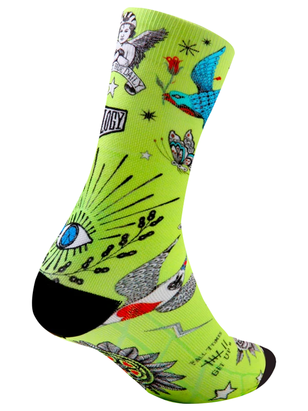 Cycology Tattoo Cycling Socks