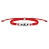 Iron Triathlon Braided Bracelet