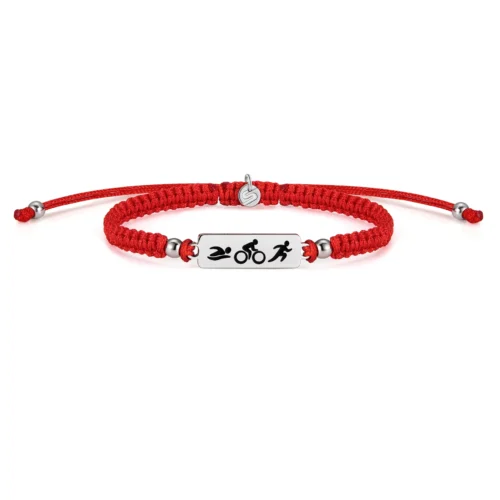 Iron Triathlon Braided Bracelet