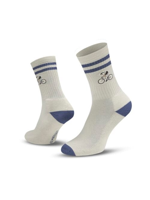 Le Patron sokken Crew Cyclist blue