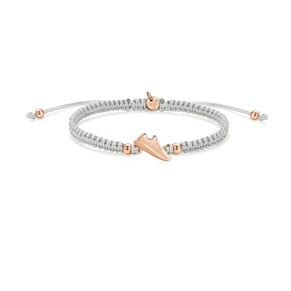 Runner Braided Bracelet rose grijs Sailbrace