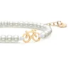 pearl gold fiets chain armbandje