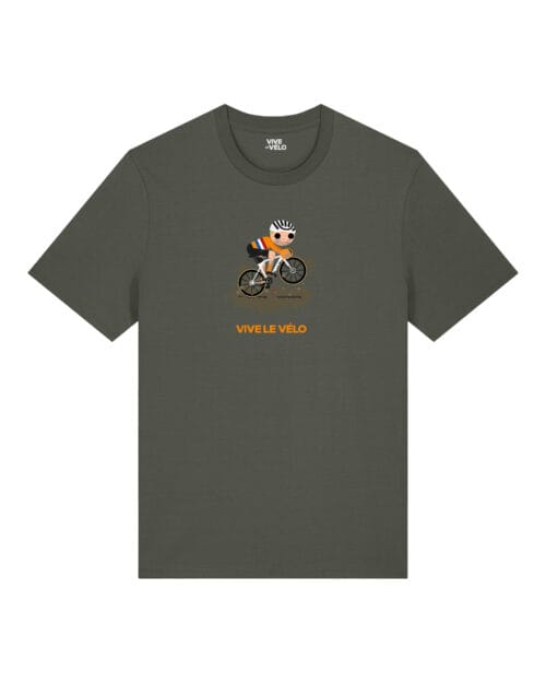 CX Dutch T Shirt Vive le Velo Khaki