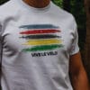 World Champion DNA T Shirt Vive le Velo White World Champion DNA T Shirt Vive le Velo White