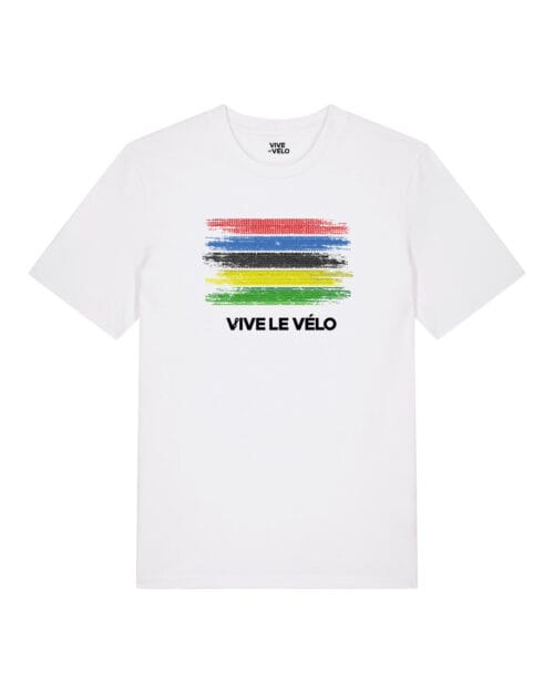 World Champion DNA T Shirt Vive le Velo White