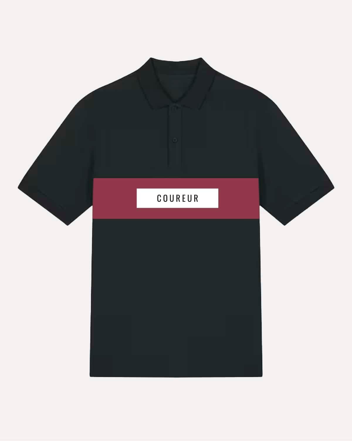 Coureur Poloshirt Schwarz (The Vandal)