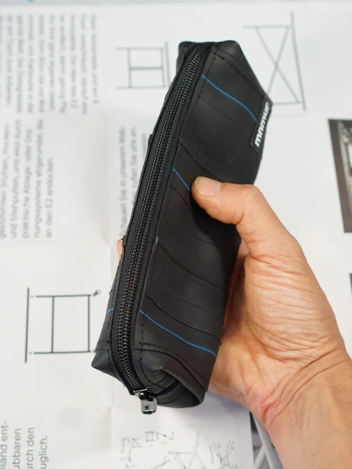 Mnmur etui binnenband blauw
