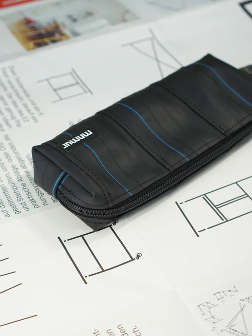 Mnmur etui binnenband blauw