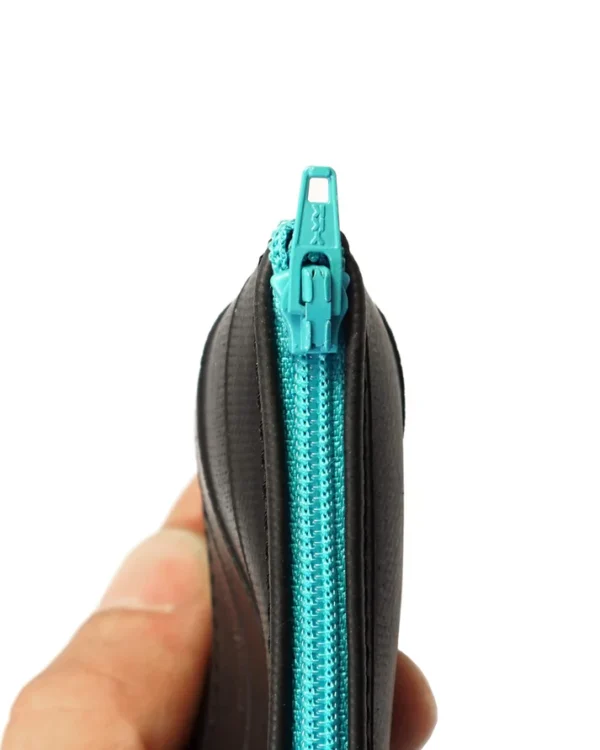 pocket portemonnee gerecyclede binnenband blauw