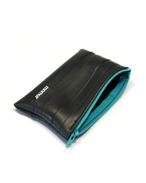 pocket portemonnee gerecyclede binnenband blauw