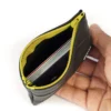 pocket portemonnee gerecyclede binnenband geel