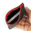 pocket portemonnee gerecyclede binnenband rood