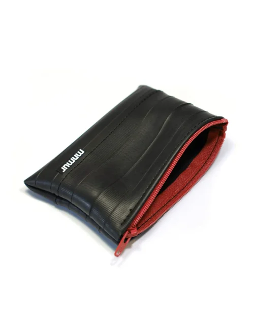 pocket portemonnee gerecyclede binnenband rood