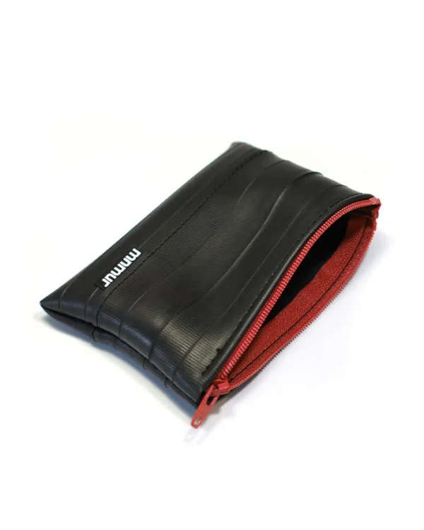 pocket portemonnee gerecyclede binnenband rood