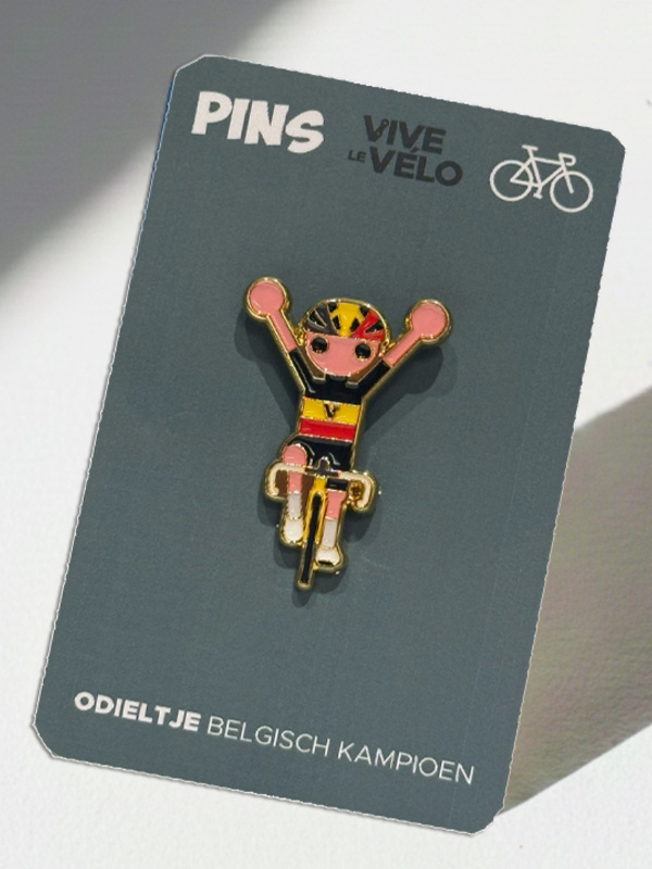 Odieltje Belgisch kampioen pin