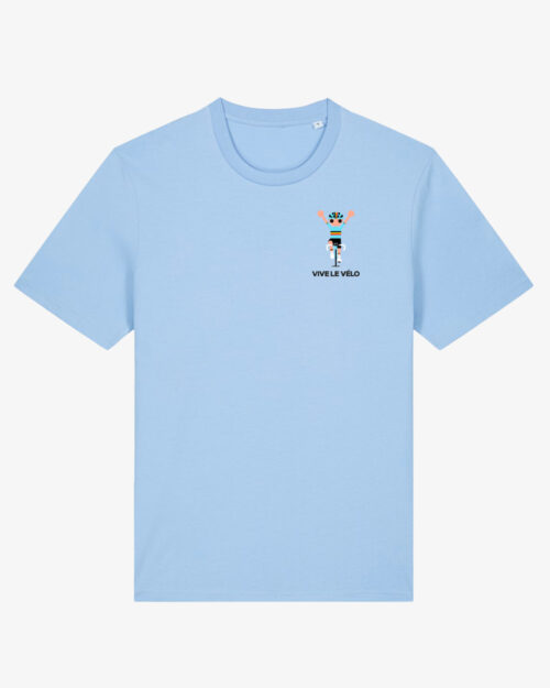 Odieltje Forever T shirt Vive le Velo blue
