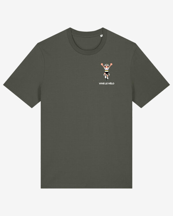 Odieltje Forever T shirt Vive le Velo khaki