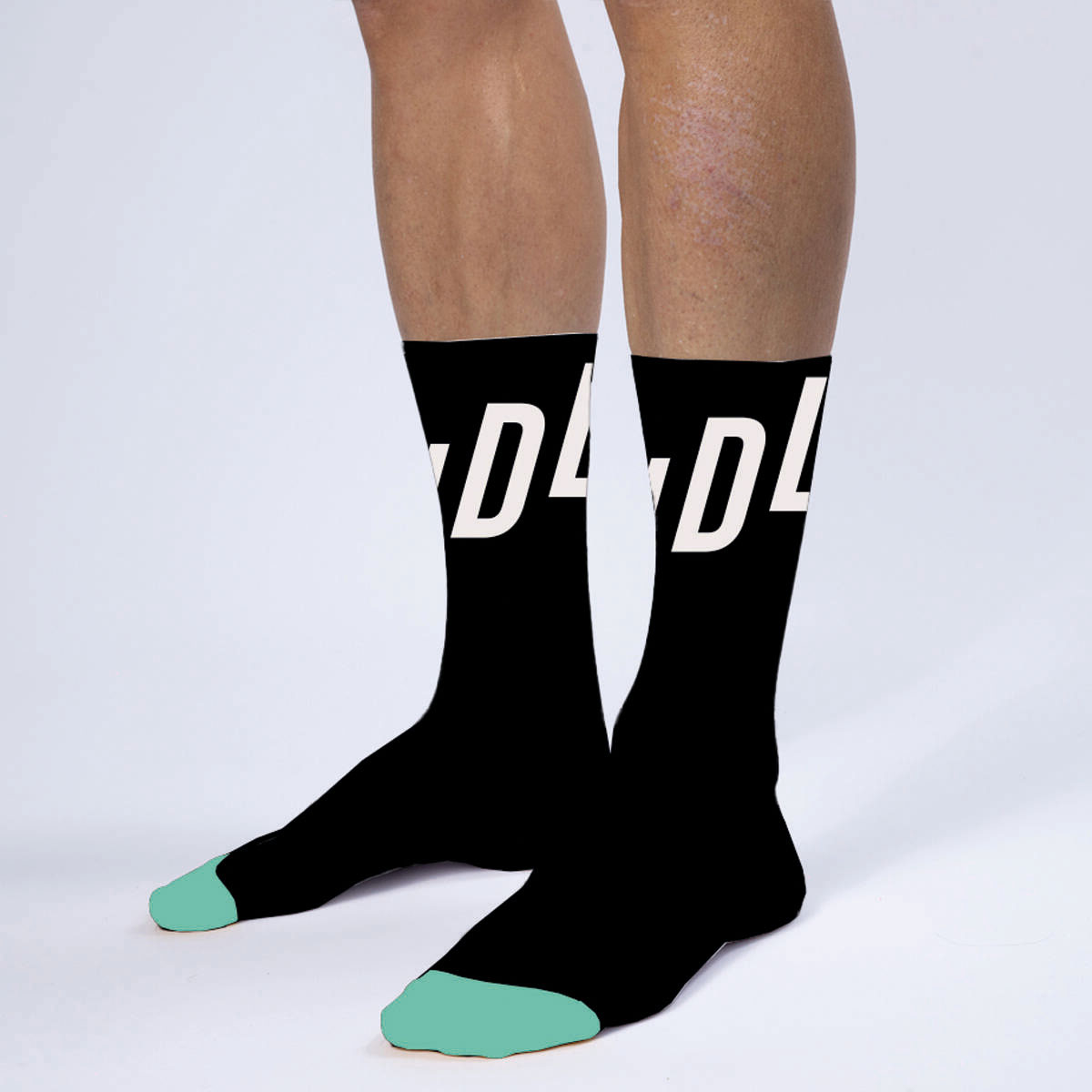 The Vandal Logo Performance Fahrradsocken (schwarz)