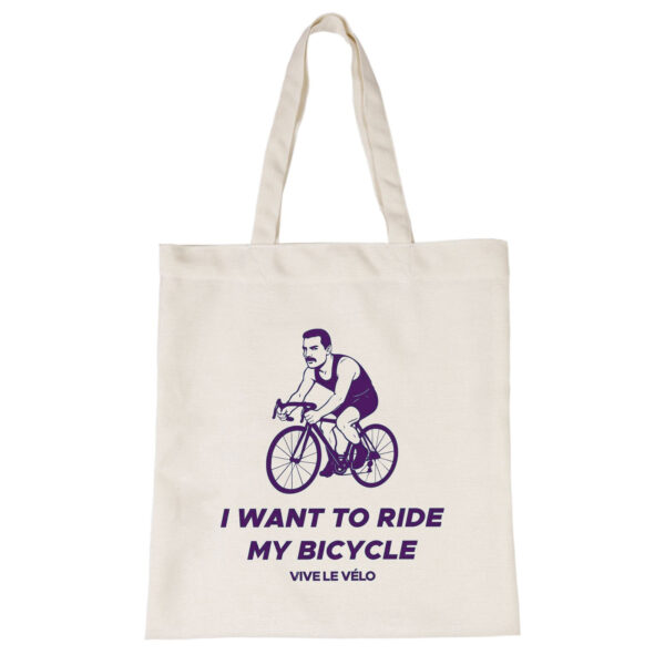 Totebag I want to ride my bicycle
