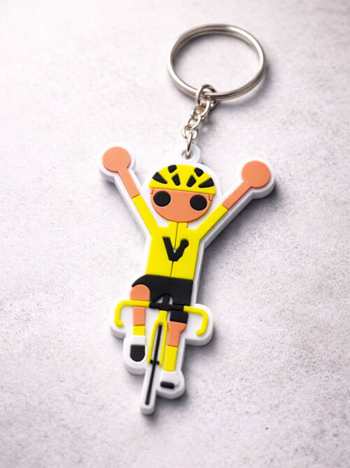 sleutelhanger vive le velo geel