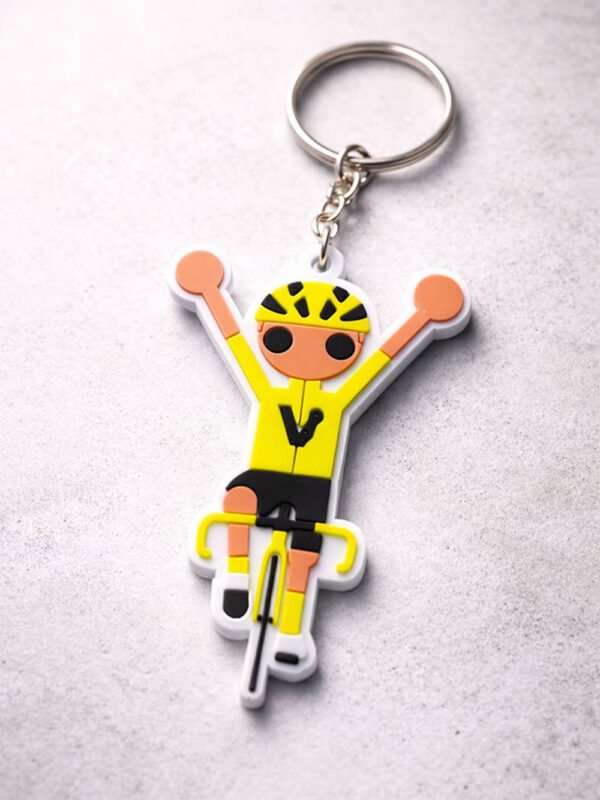 sleutelhanger vive le velo geel