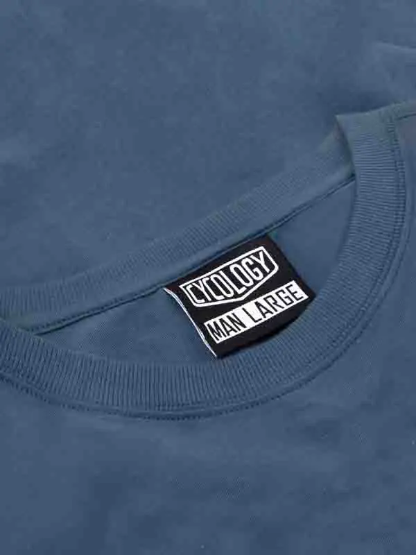 Bike Maths Cycology T shirt blue