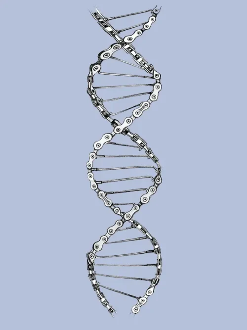 DNA Cycology T shirt blauw