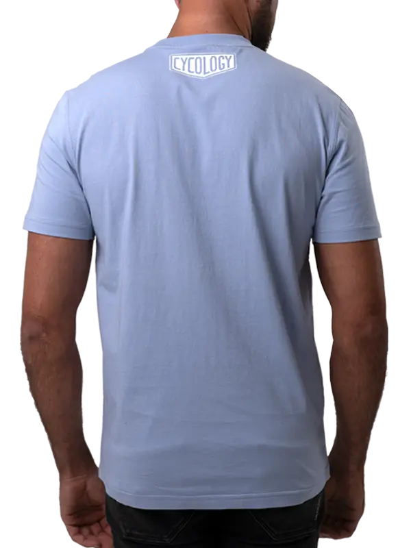 Rather be Riding T shirt blauw