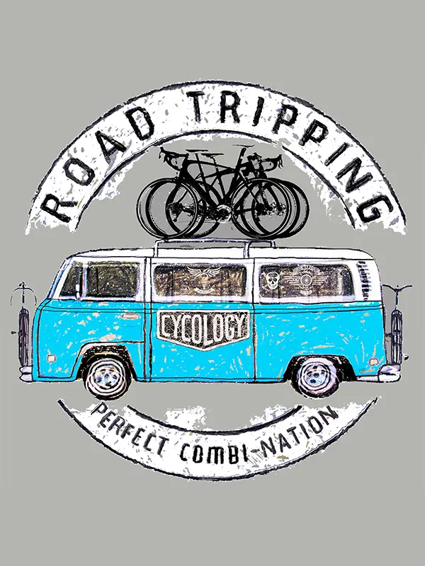 Road Tripping Cycology T shirt