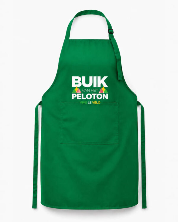 Buik van het peloton schort groen Buik van het peloton schort groen