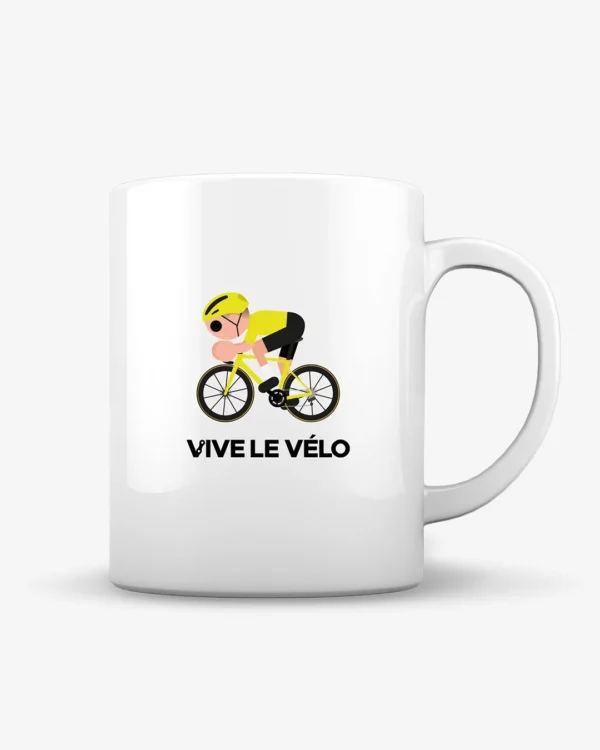 Mok Odieltje Gele Trui Vive le Velo Mok Odieltje Gele Trui Vive le Velo