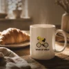 Mok Odieltje Gele Trui Vive le Velo Mok Odieltje Gele Trui Vive le Velo