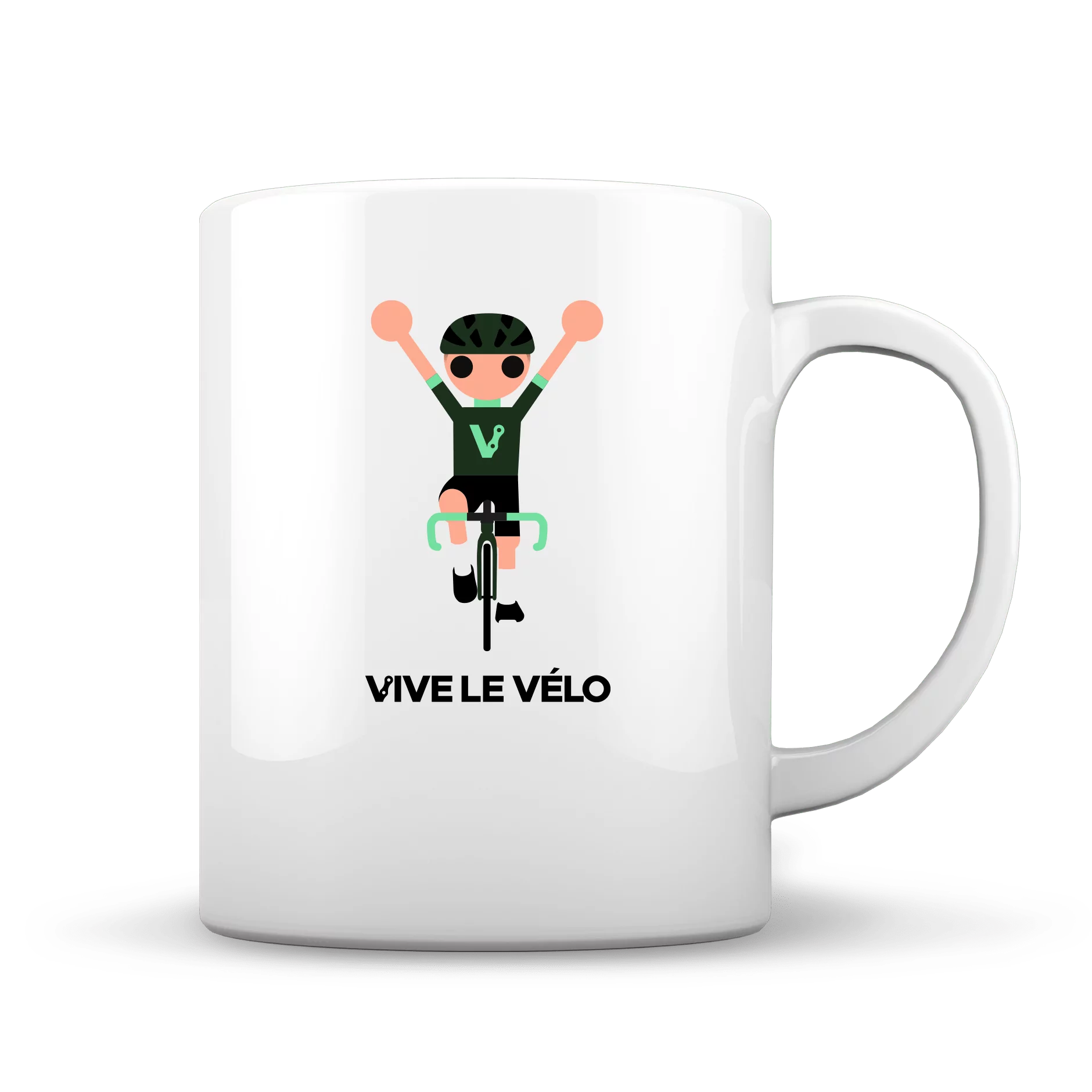 Kaffeetasse Odieltje Grünes Trikot (Vive le Vélo)