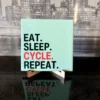 Tegeltje Eat Sleep Cycle Repeat mint Tegeltje Eat Sleep Cycle Repeat mint
