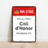 Coll d Honor routebord KOM Attack Coll d Honor routebord KOM Attack