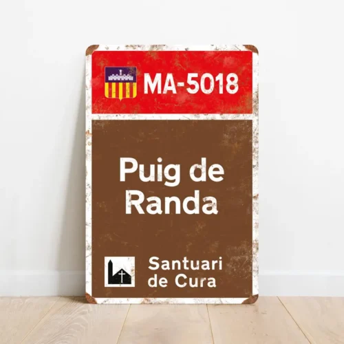 Puig de Randa routebord KOM Attack