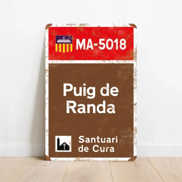 Puig de Randa routebord KOM Attack