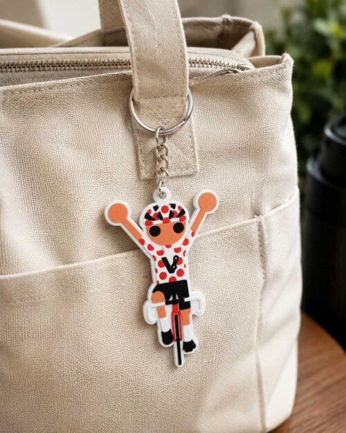 Sleutelhanger Vive le Velo Bolletjestrui