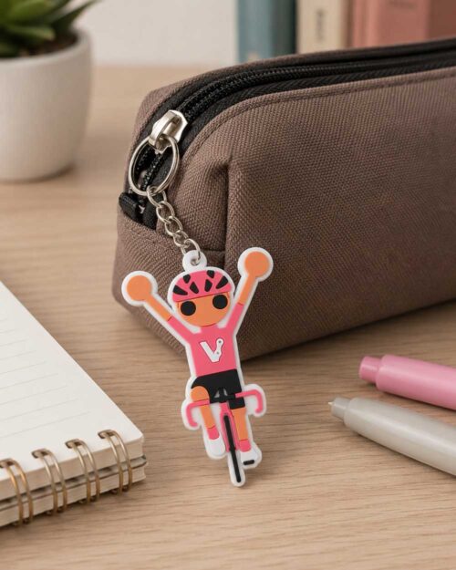 Sleutelhanger Vive le Velo Roze Trui