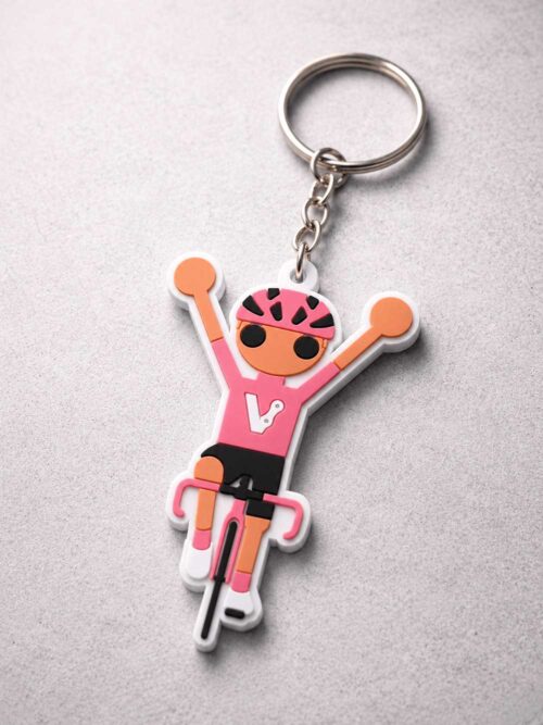 Sleutelhanger Vive le Velo Roze Trui
