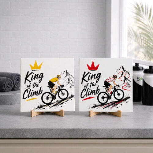 Tegeltje wielrennen King of the Climb