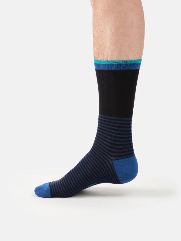 Casual sokken Bike Stripe black Casual sokken Bike Stripe black