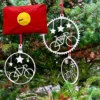 Kerstballen wielrennen racefiets Kerstballen wielrennen racefiets
