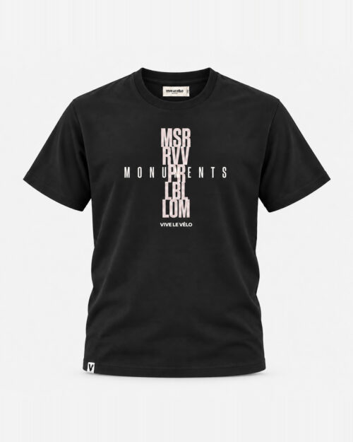 Monumenten T shirt Vive le Velo black