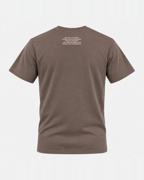Monumenten T shirt Vive le Velo mocha